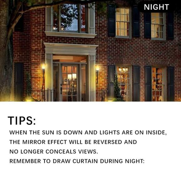 TWO ROLLS Window Daytime Privacy Window Film Helps Save Energy $$ - Picture 5 of 13